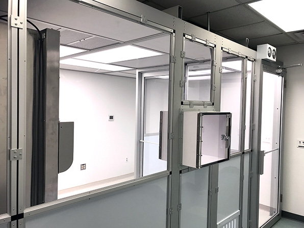 Model ALX-1020-C-AL ISO Class 7 University Semi-Hardwall Cleanroom for Research and Testing